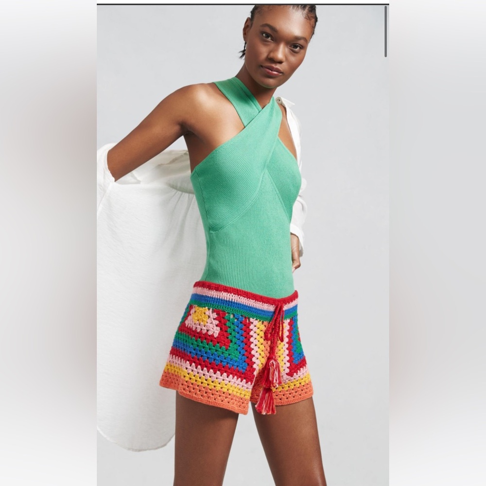 Farm Rio Crochet Shorts